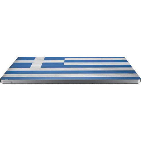 Greece Flag Distressed Laptop Skins